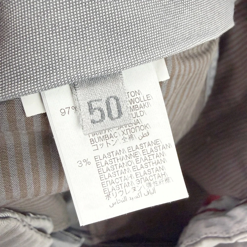 Brunello Cucinelli Italian Fit Chino Pant Size US 34x29 Mens Gray